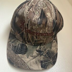Browning Camouflage Hat with Tan and Brown Accents